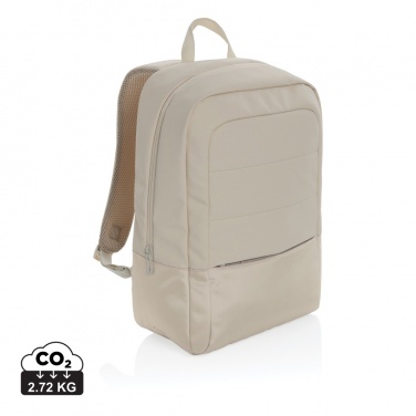 Logo trade advertising products image of: Armond AWARE™ RPET 15.6 inch standard laptop backpack